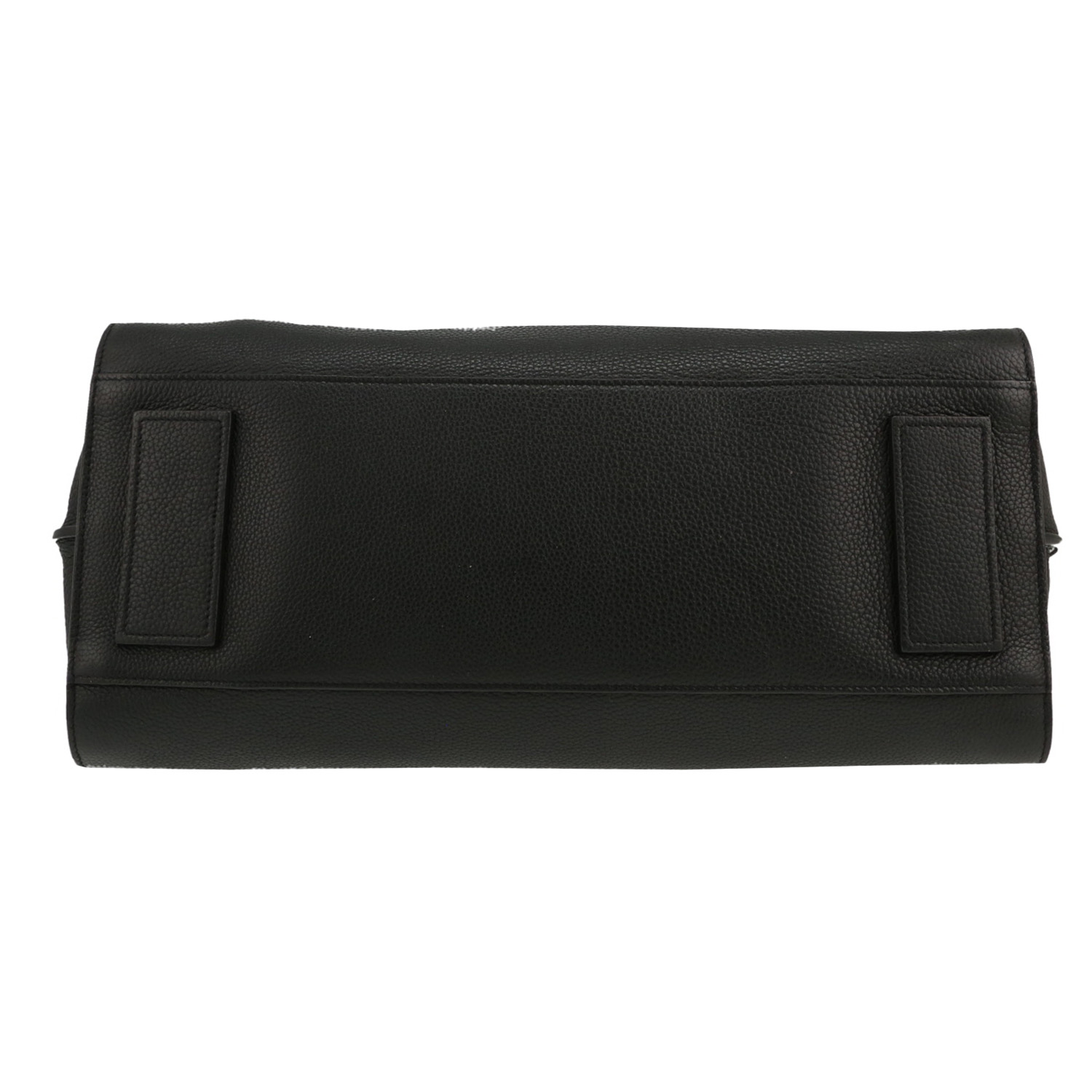 Bolso de mano Saint Laurent  Sac de jour modelo grande  en cuero granulado negro - Detail D1