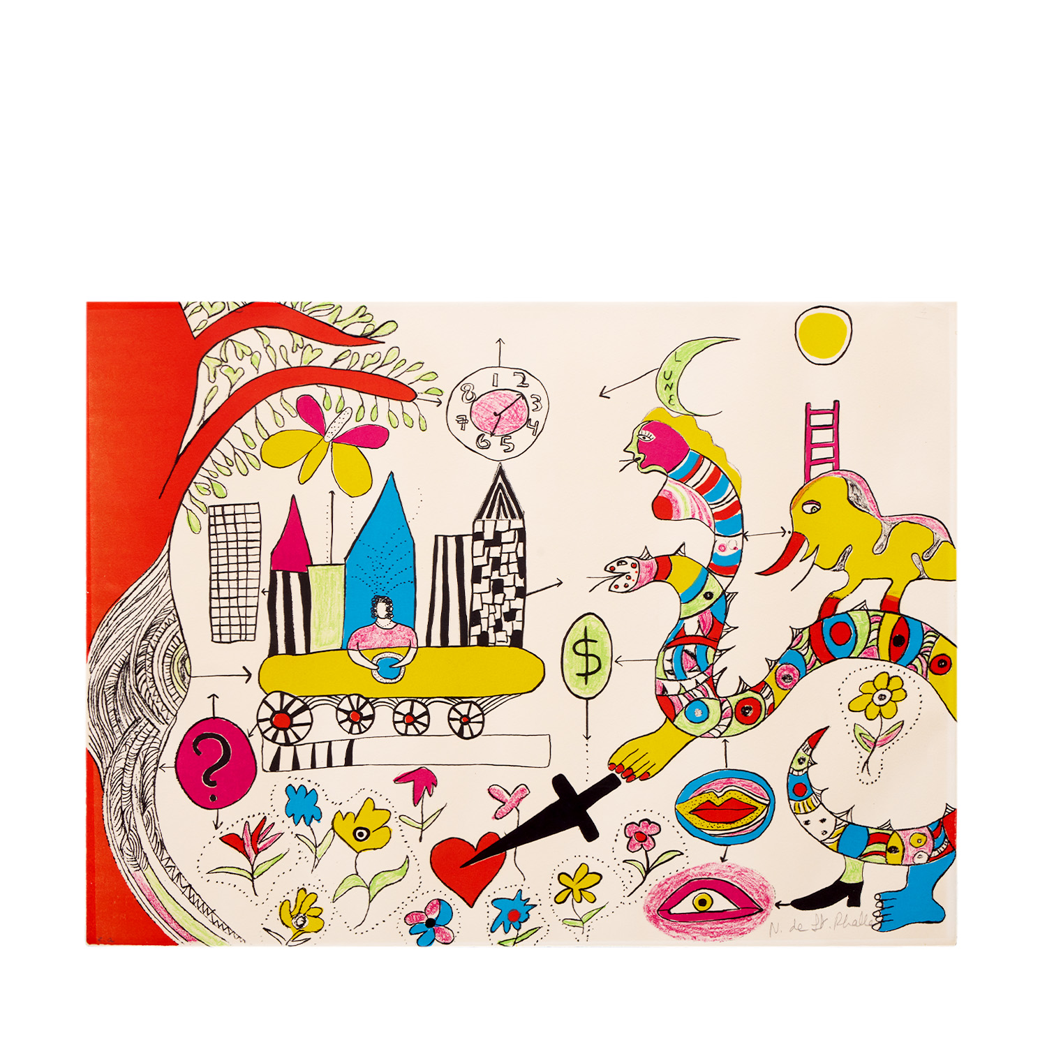 Le Couteau (Rêve d'une jeune fille) - 1972 - Detail D1