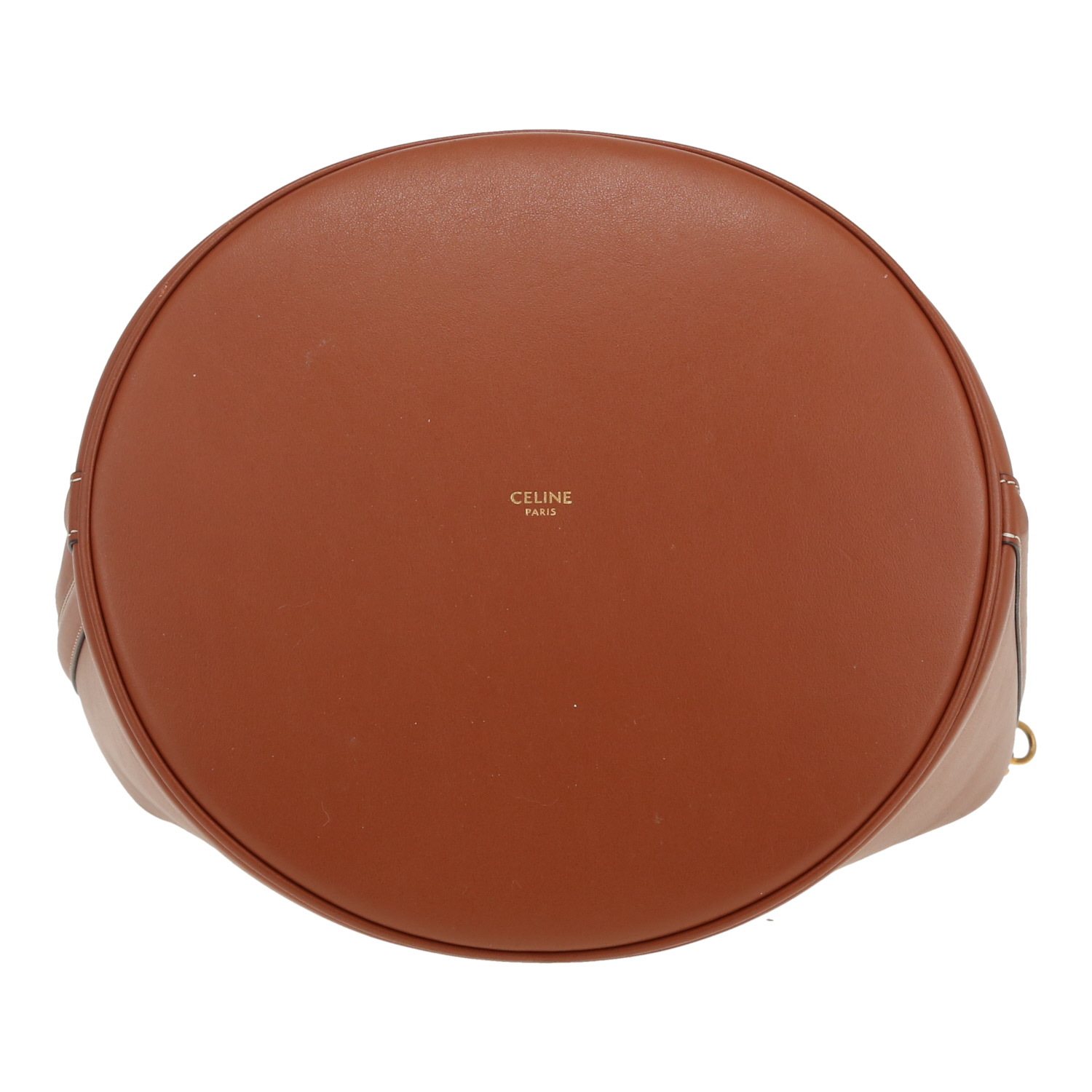 Borsa Celine  Seau 16 in pelle marrone - Detail D1