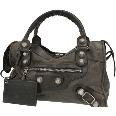 Balenciaga  City handbag  in grey leather