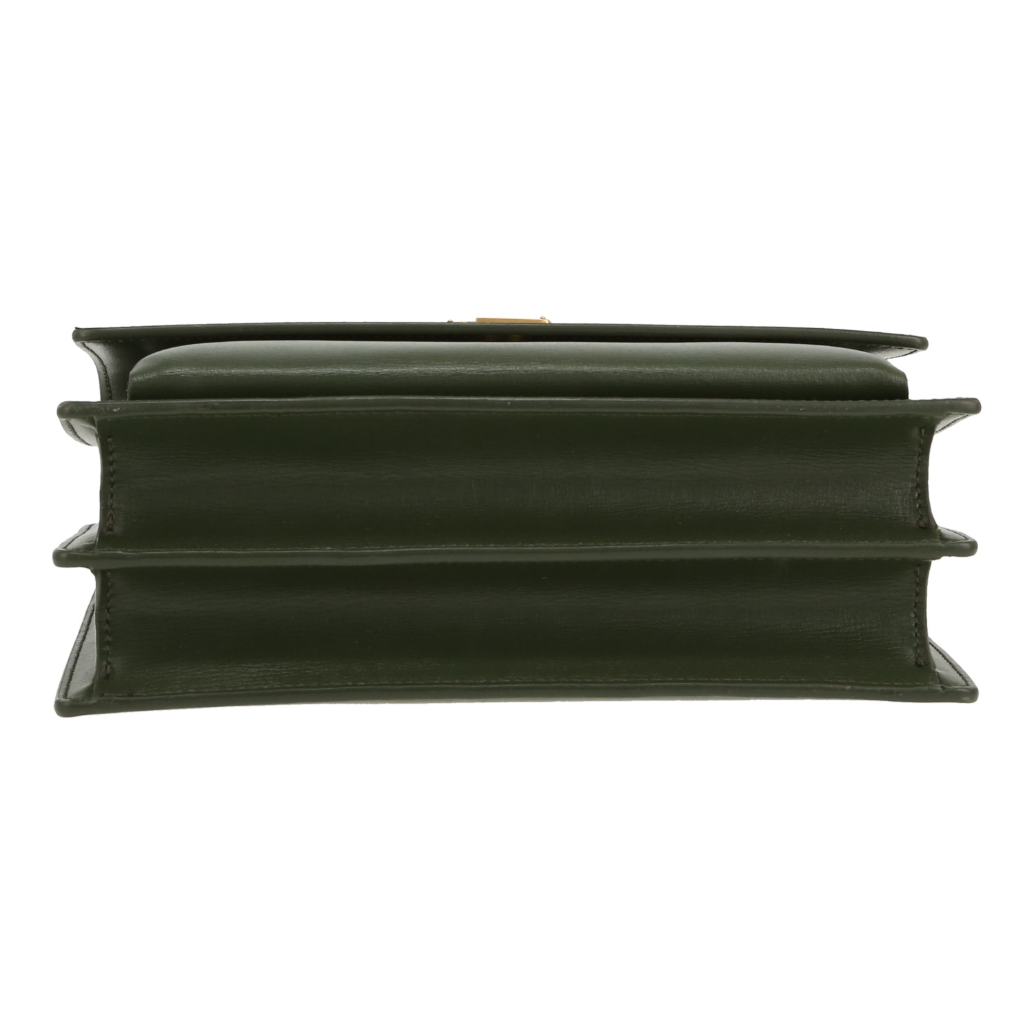 Sac bandoulière Saint Laurent  Sunset en cuir vert - Detail D1