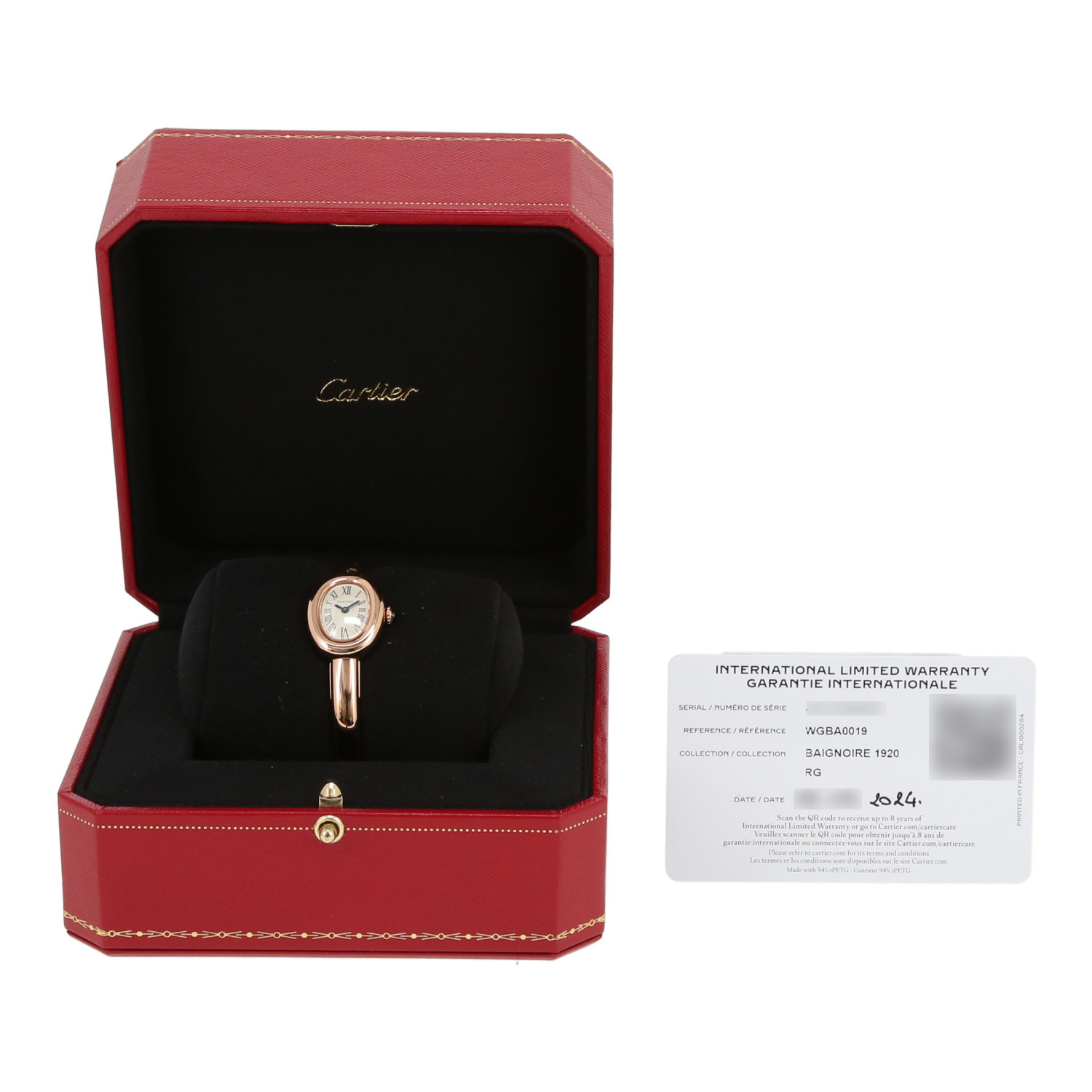 Reloj Cartier Baignoire mini  de oro rosa Ref: Cartier - 4513  Circa 2020