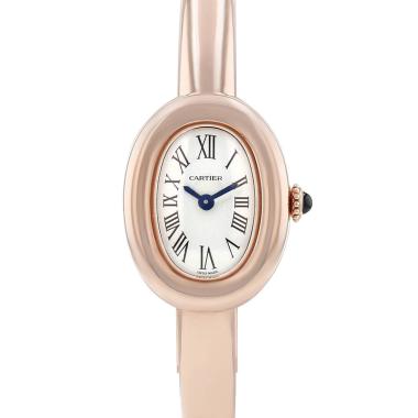 Montre Cartier  mini  en or rose Vers 2020