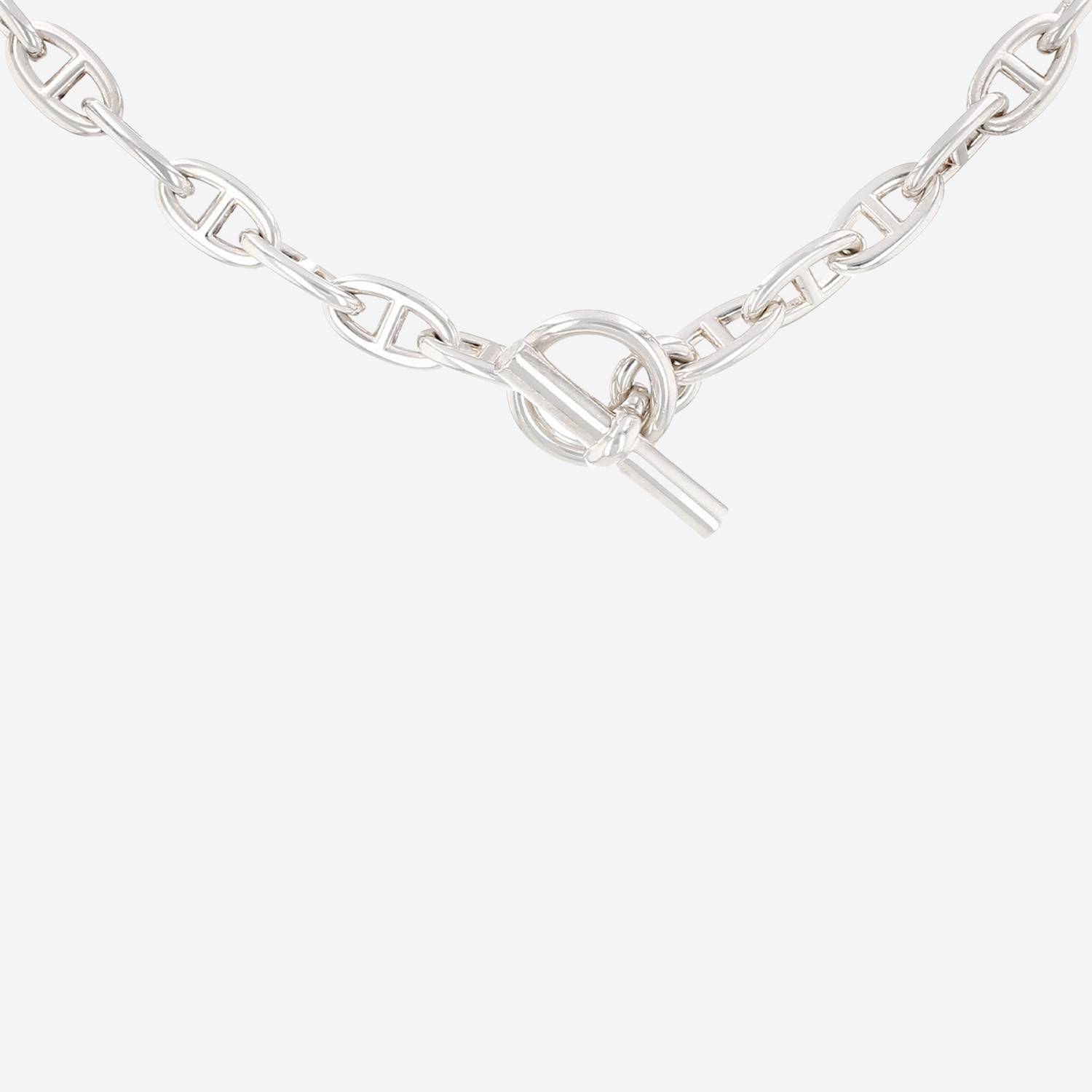 Hermès Chaîne d'Ancre large model necklace in silver