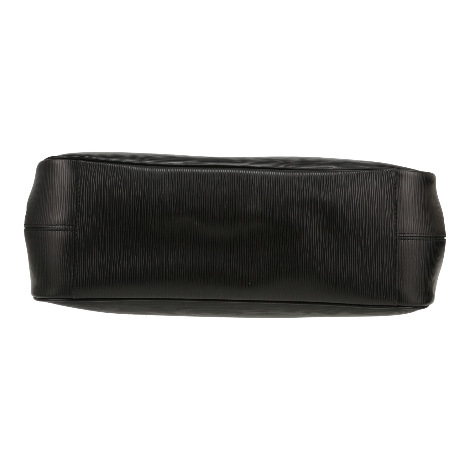 Sac à main Louis Vuitton  Passy en cuir épi noir - Detail D1