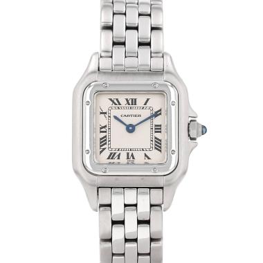 Montre Cartier Panthère petit modèle  en acier Ref: Cartier - 1320  Vers 1990