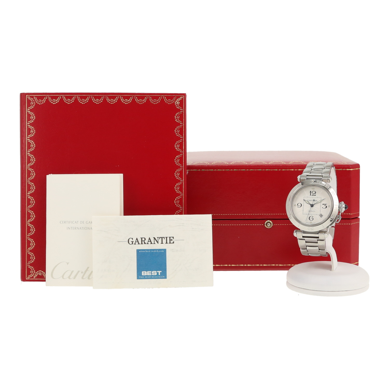 Reloj Cartier Pasha de acero Ref: Cartier - 2378  Circa 1998