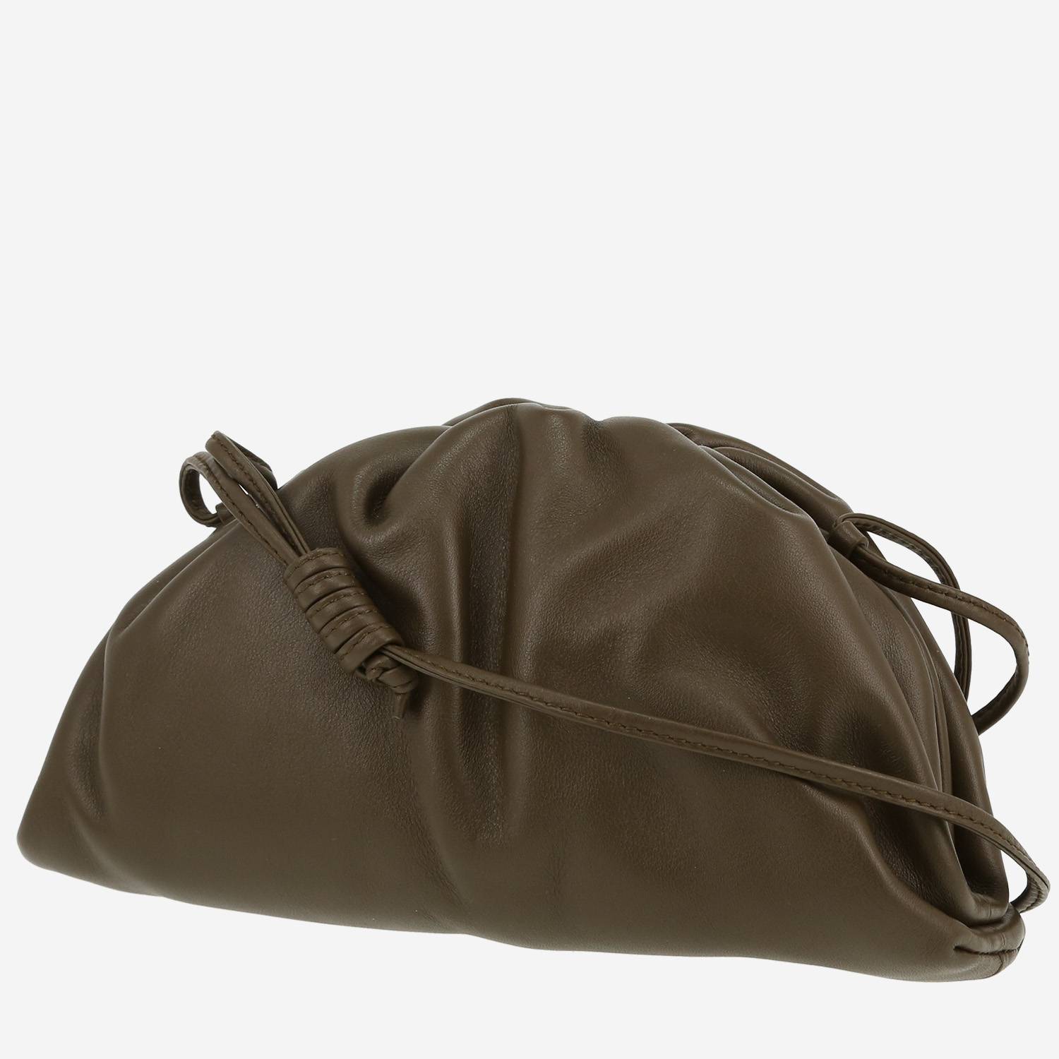 Bolso bandolera Bottega Veneta  Pouch en cuero caqui