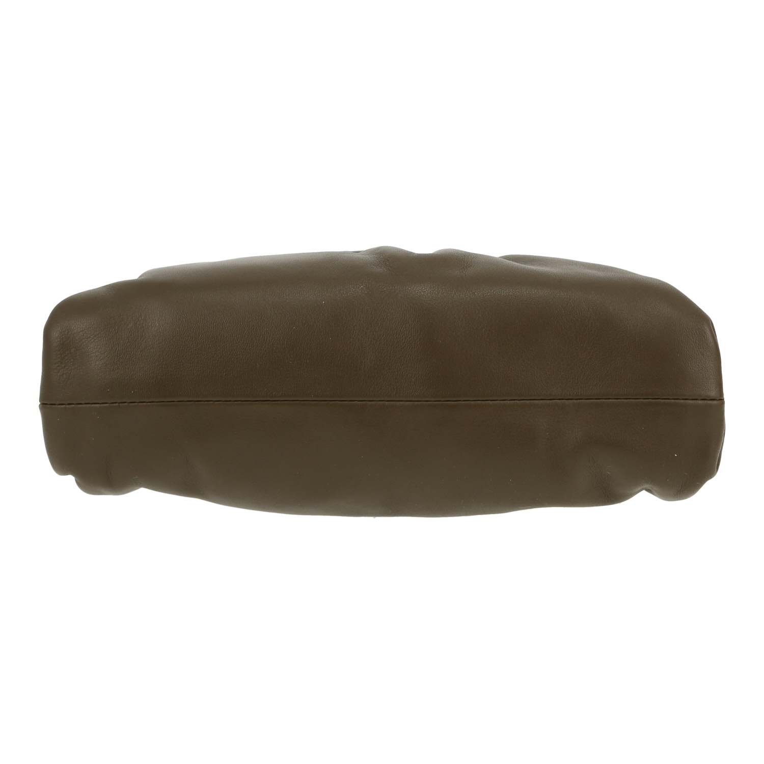 Sac bandoulière Bottega Veneta  Pouch en cuir vert-kaki - Detail D1