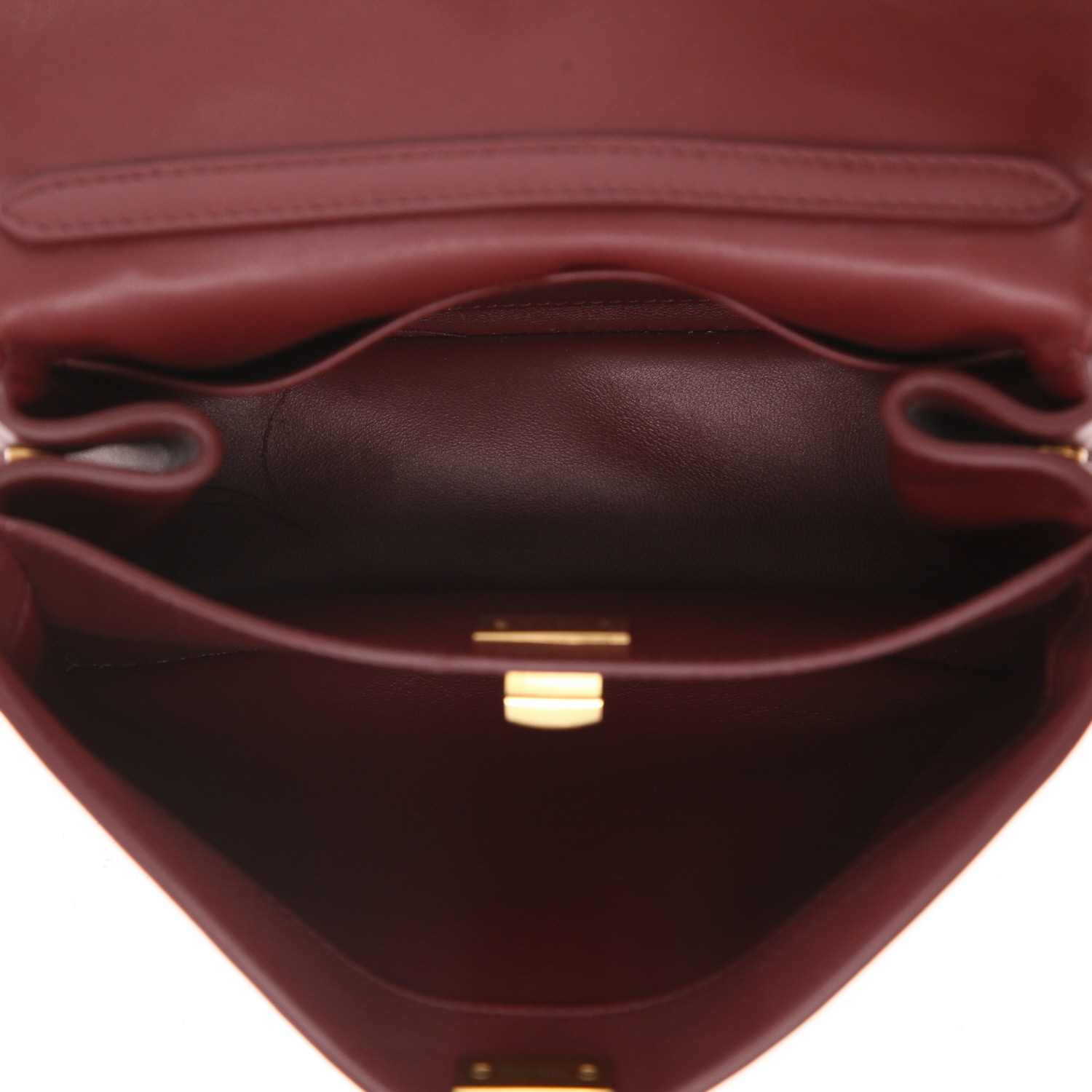 Bolso bandolera Balenciaga  Rodeo mini  en cuero color burdeos - Detail D3