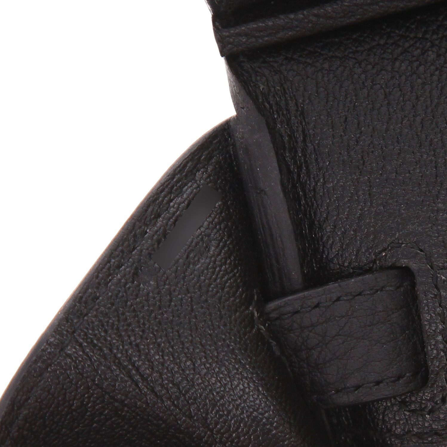 Borsa Hermès  Birkin 30 cm in pelle togo nera - Detail D4