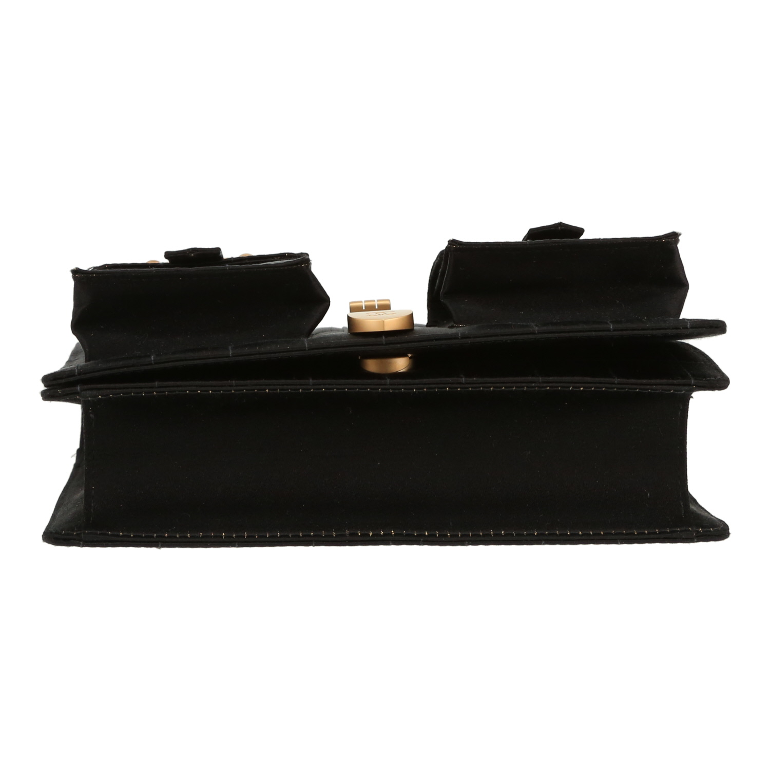 Borsa Chanel   in tela nera - Detail D1