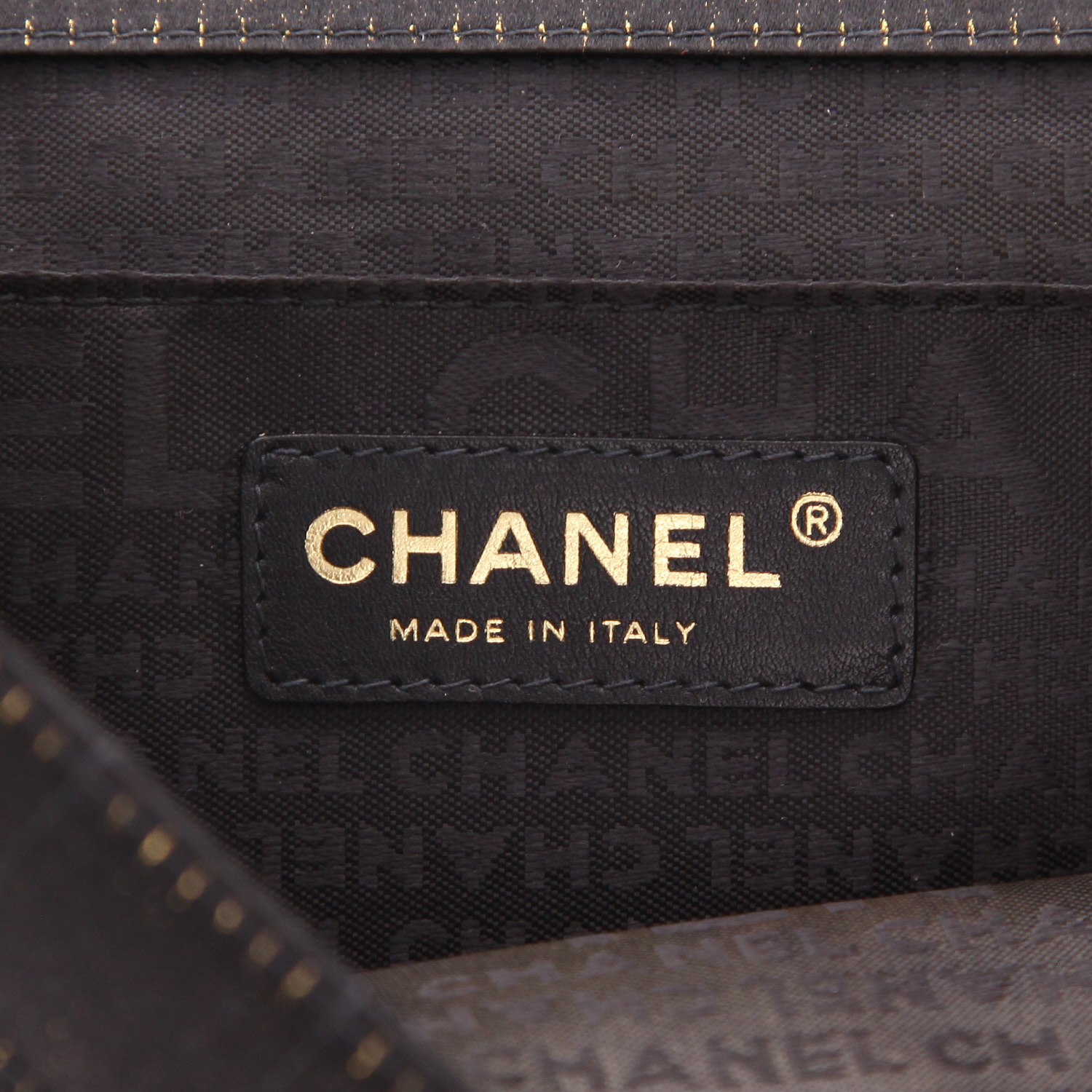 Borsa Chanel   in tela nera - Detail D2