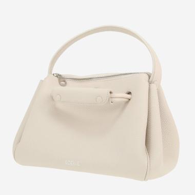 Sac à main Loewe  Madrid petit modèle  en cuir grainé blanc