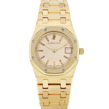 Montre Audemars Piguet Lady Royal Oak en or jaune Ref: Audemars Piguet - 66270BA  Vers 1990