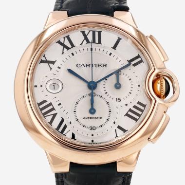 Cartier Ballon Bleu Chrono  in pink gold Ref: Cartier - 3107  Circa 2010
