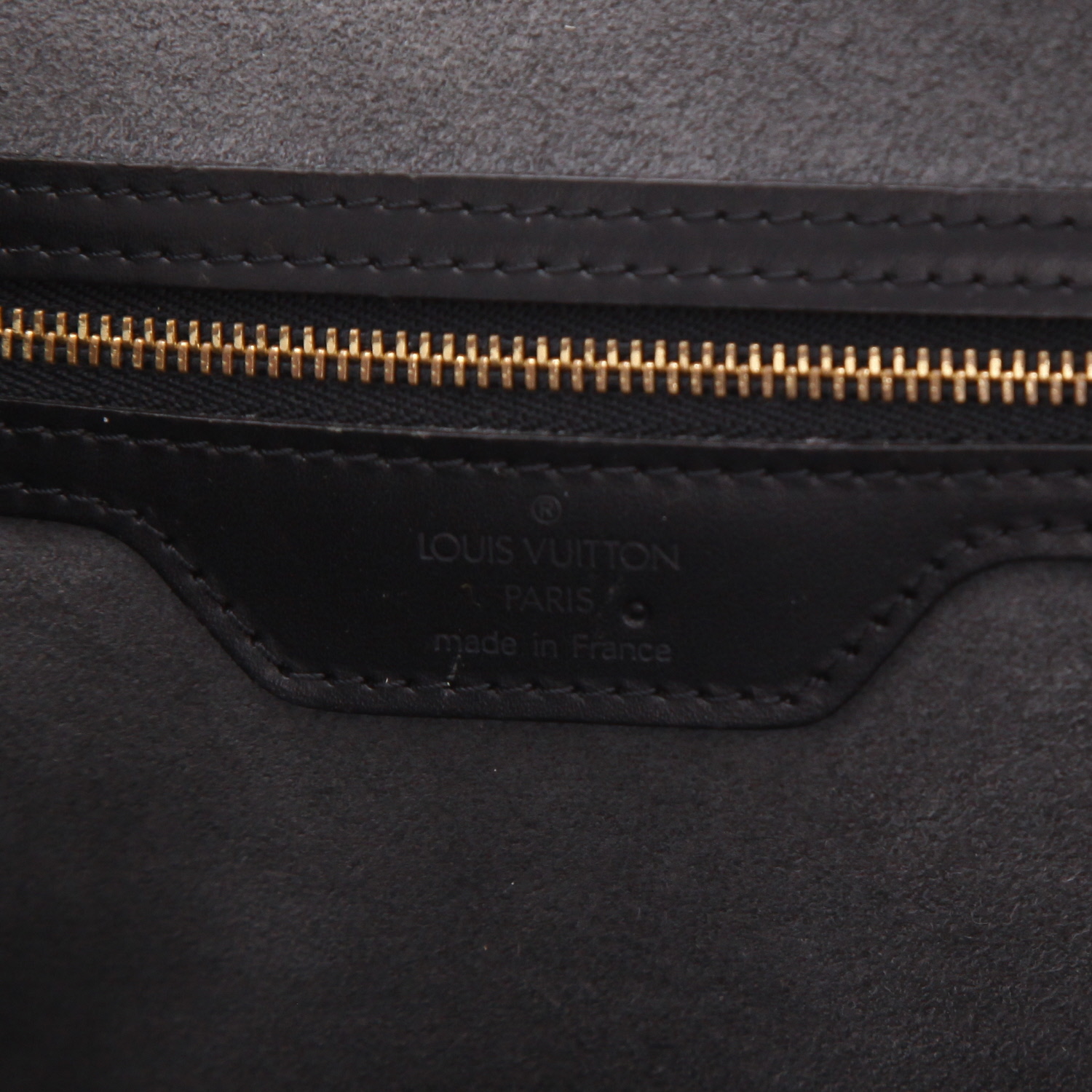 Borsa Louis Vuitton  Saint Jacques in pelle Epi nera - Detail D2