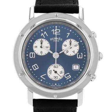 Hermès Clipper Chrono  in stainless steel Ref: hermes - CL1.910  Circa 2000