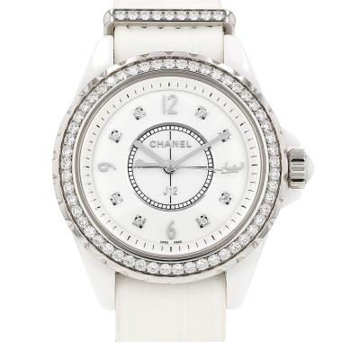 Montre Chanel J12 en céramique et acier Vers 2010