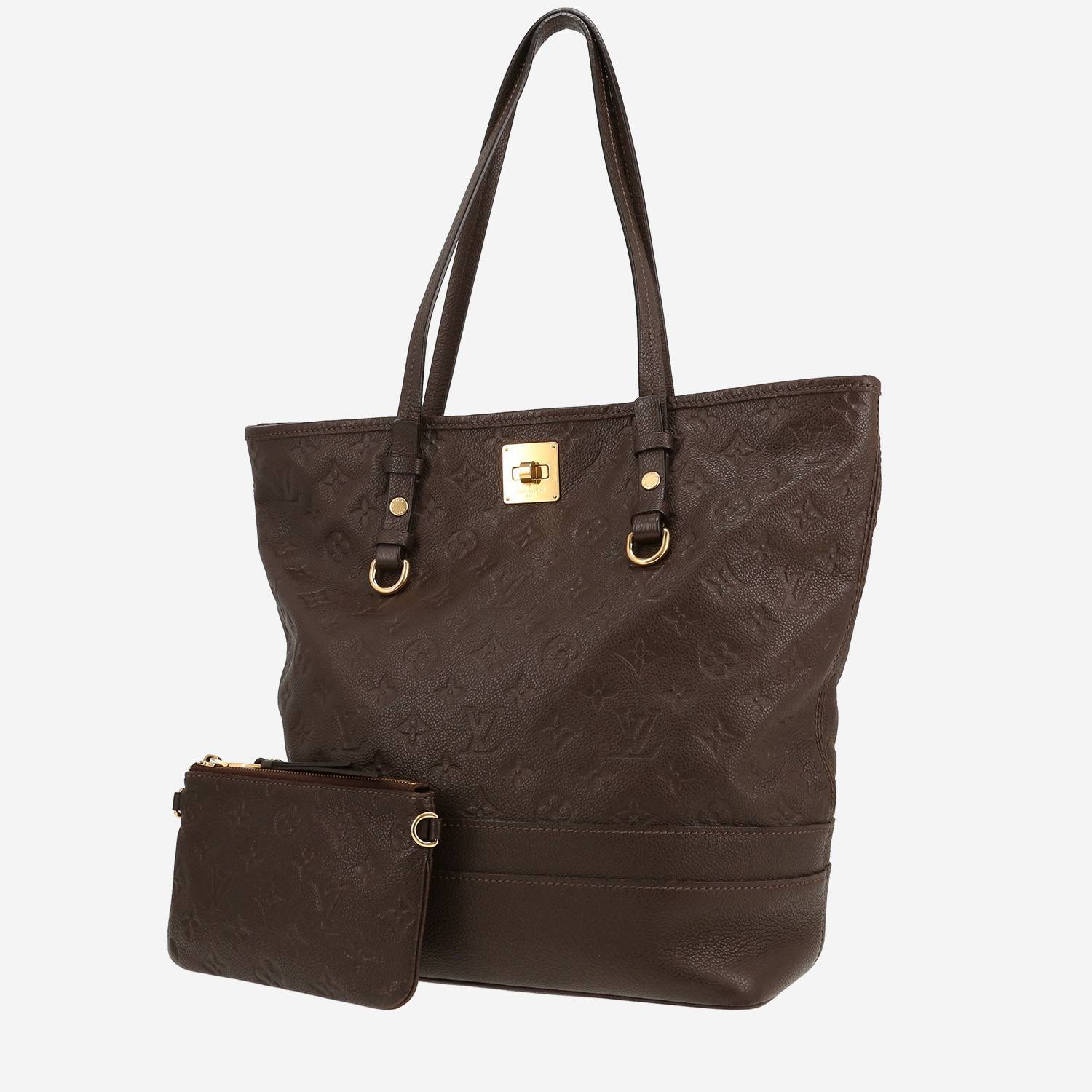 Shopping bag Louis Vuitton  Citadines in pelle monogram con stampa marrone