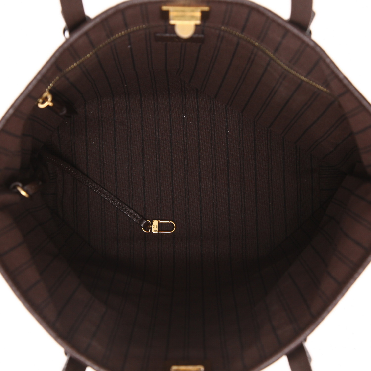 Sac cabas Louis Vuitton  Citadines en cuir monogram empreinte marron - Detail D3