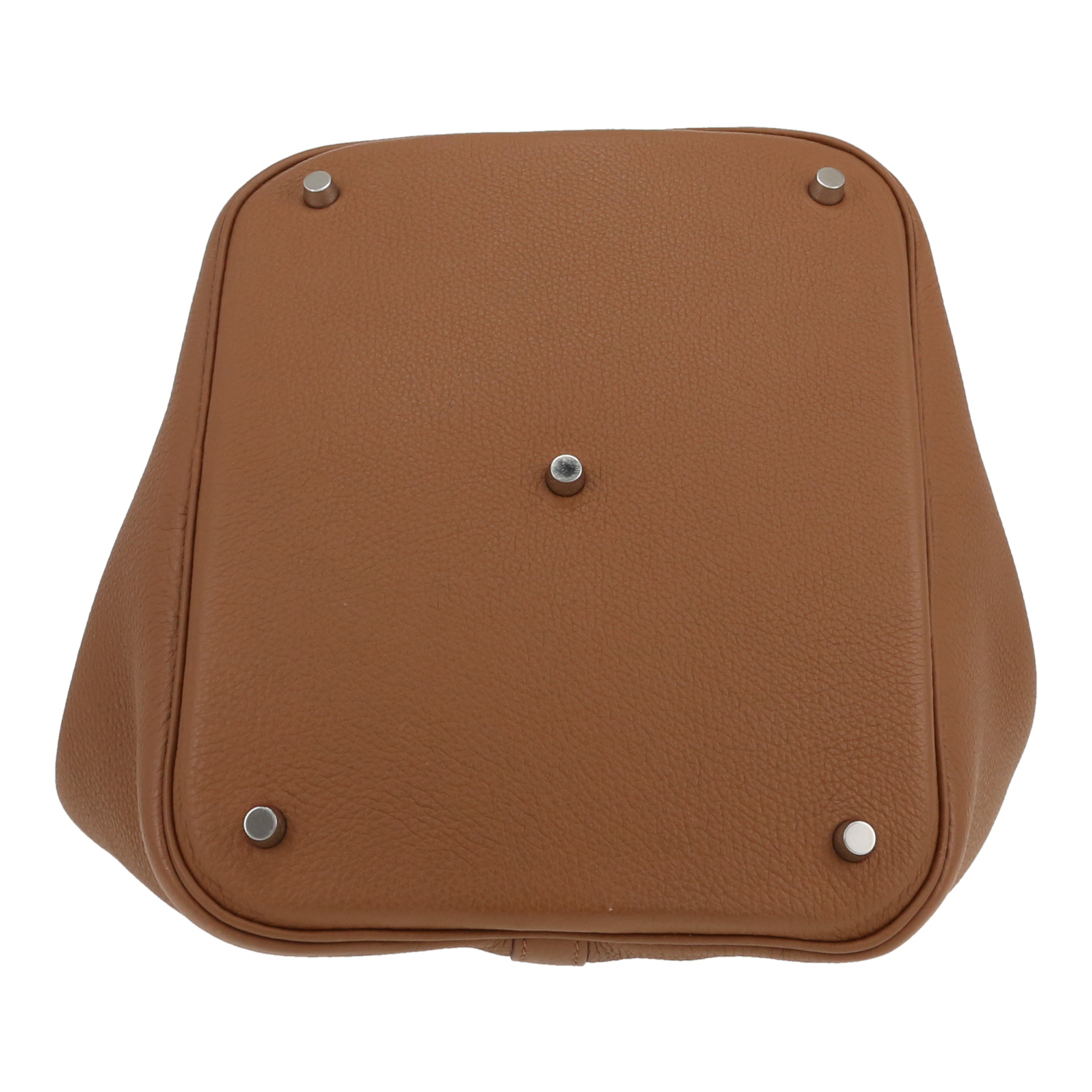 Borsa Hermès  Picotin modello grande  in pelle togo marrone - Detail D1