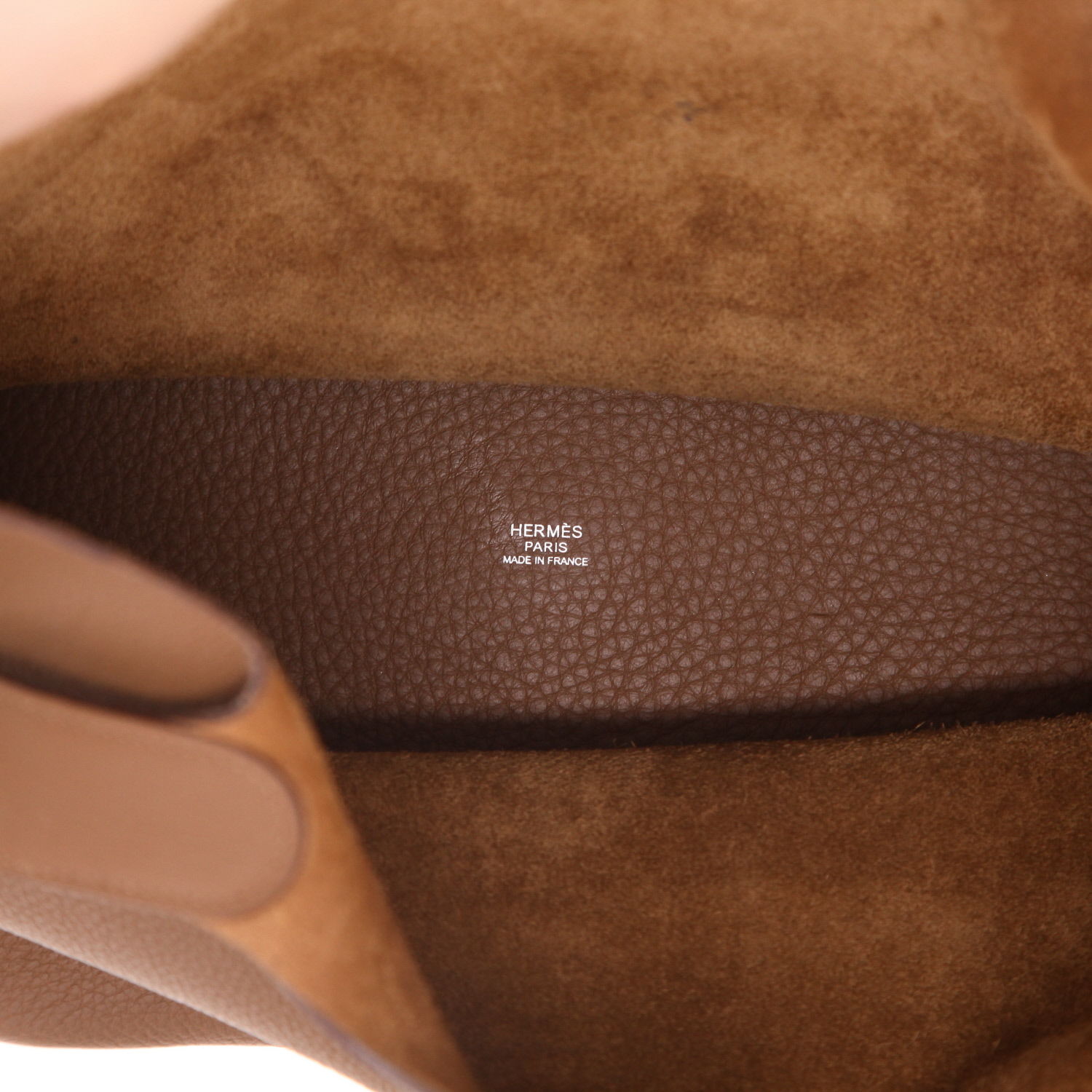 Hermès  Picotin large model  handbag  in brown togo leather - Detail D3