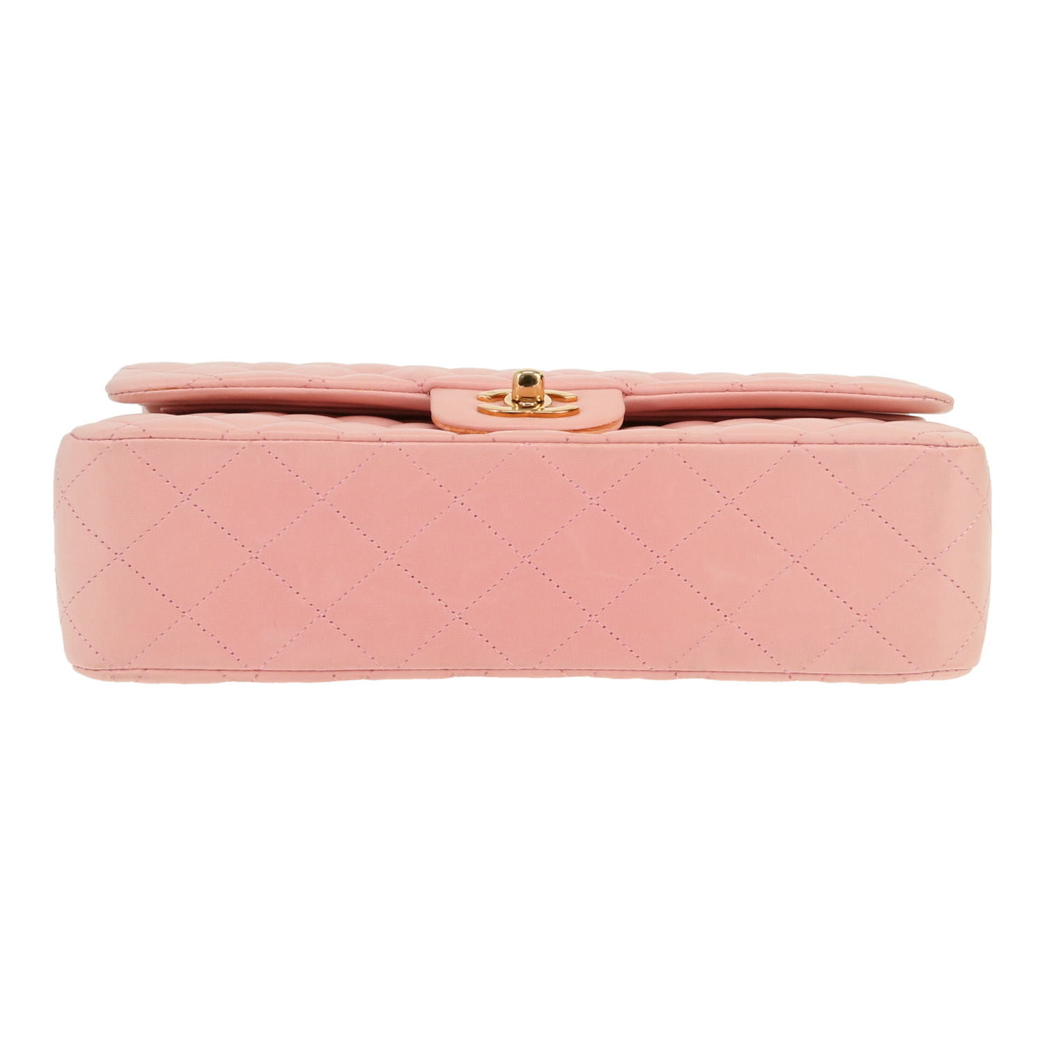 Borsa Chanel  Timeless Classic in pelle trapuntata sfumato rosa - Detail D1