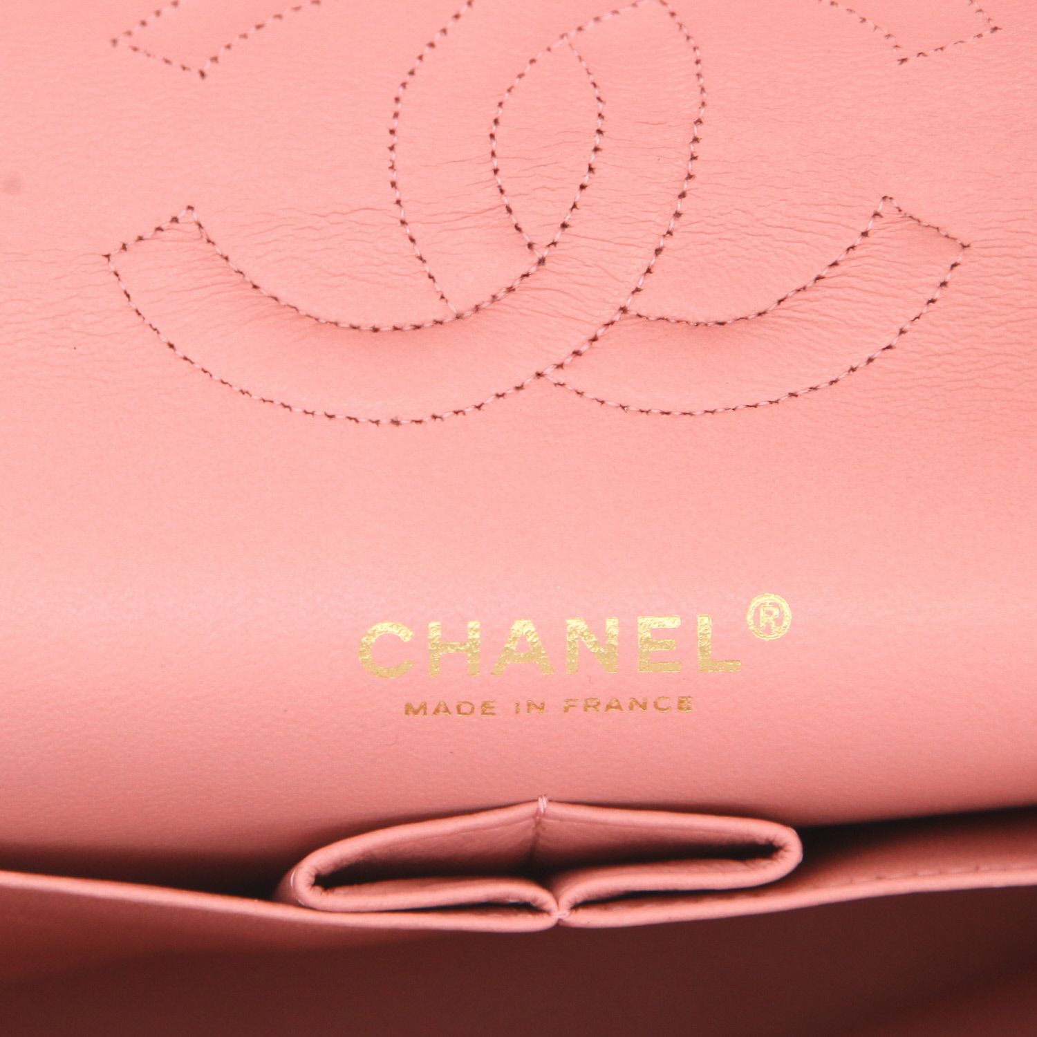 Borsa Chanel  Timeless Classic in pelle trapuntata sfumato rosa - Detail D2