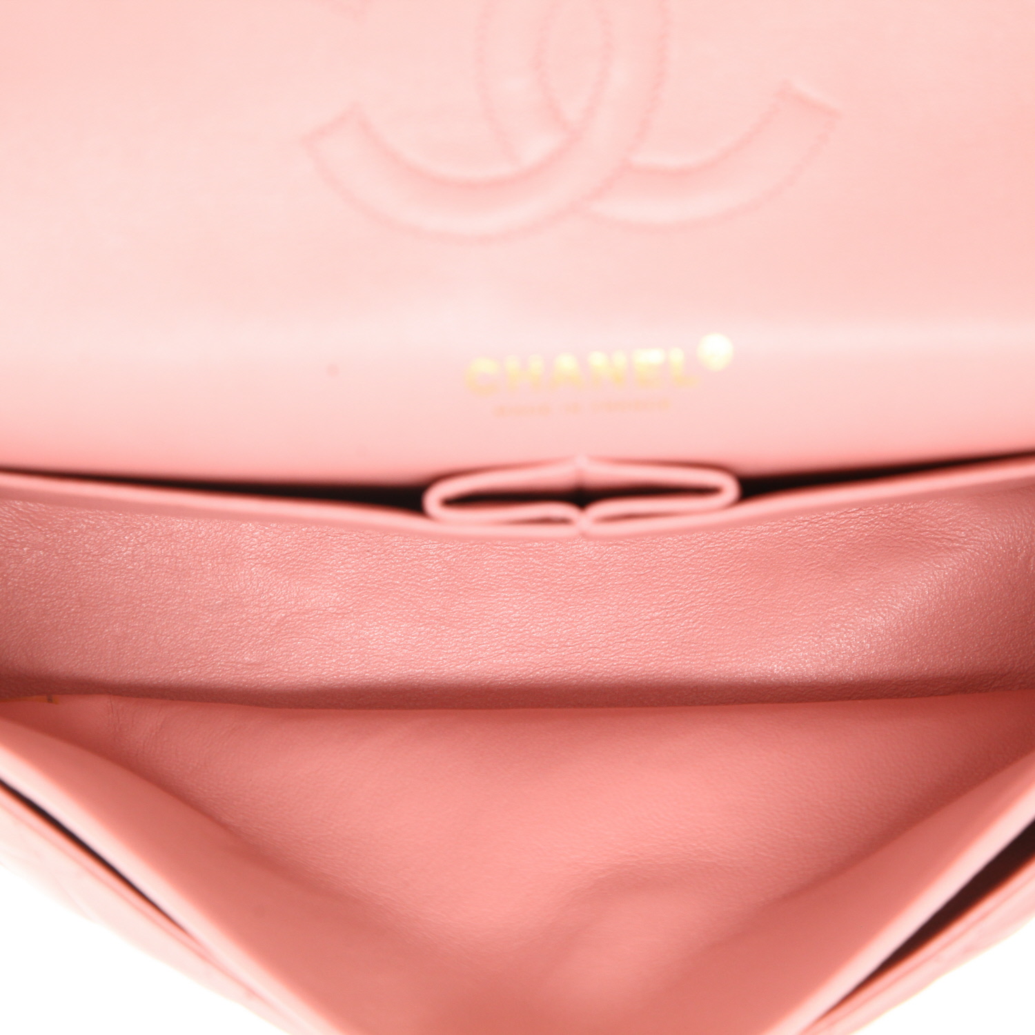 Sac à main Chanel  Timeless Classic en cuir matelassé dégradé rose - Detail D3