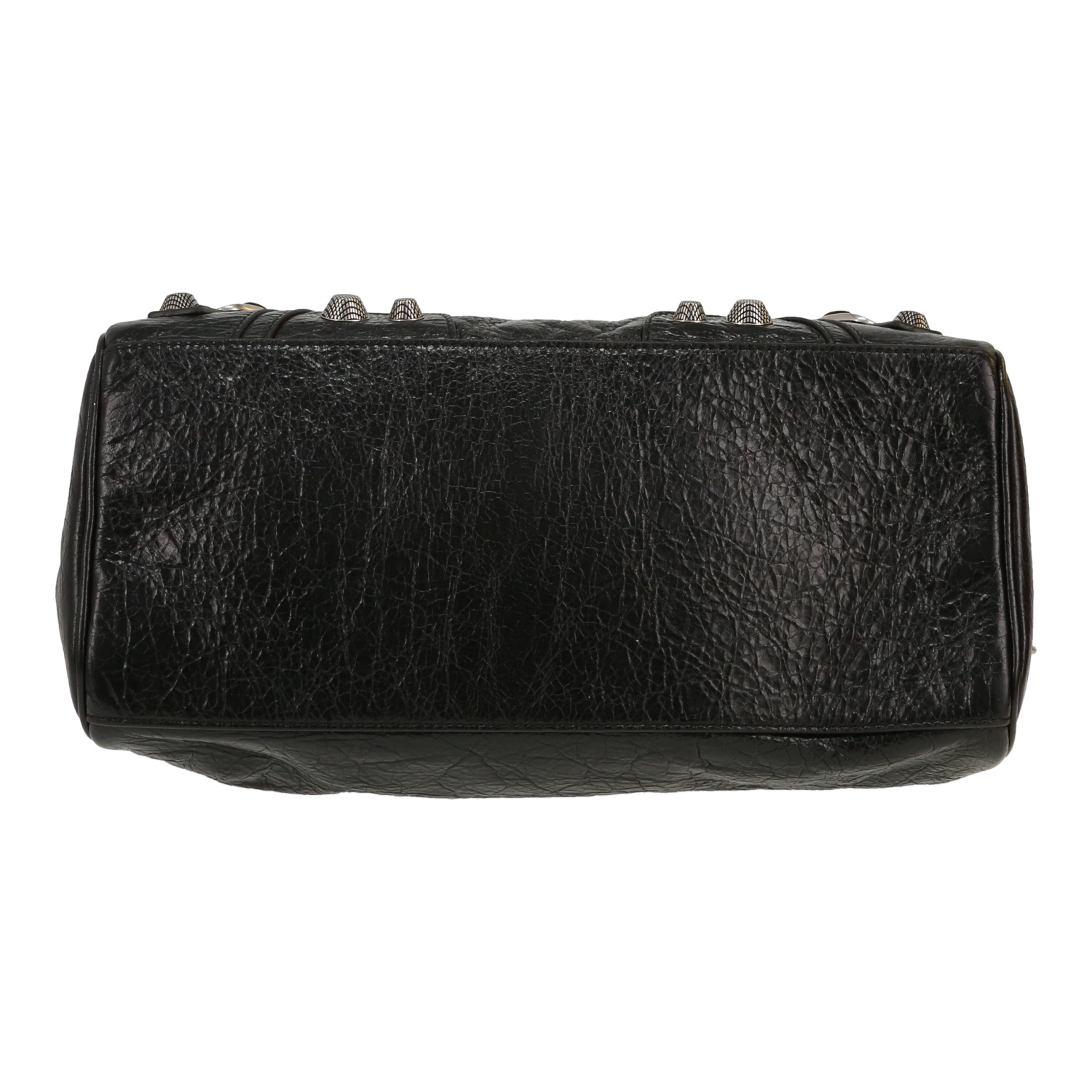 Sac à main Balenciaga  Neo Cagole en cuir noir - Detail D1