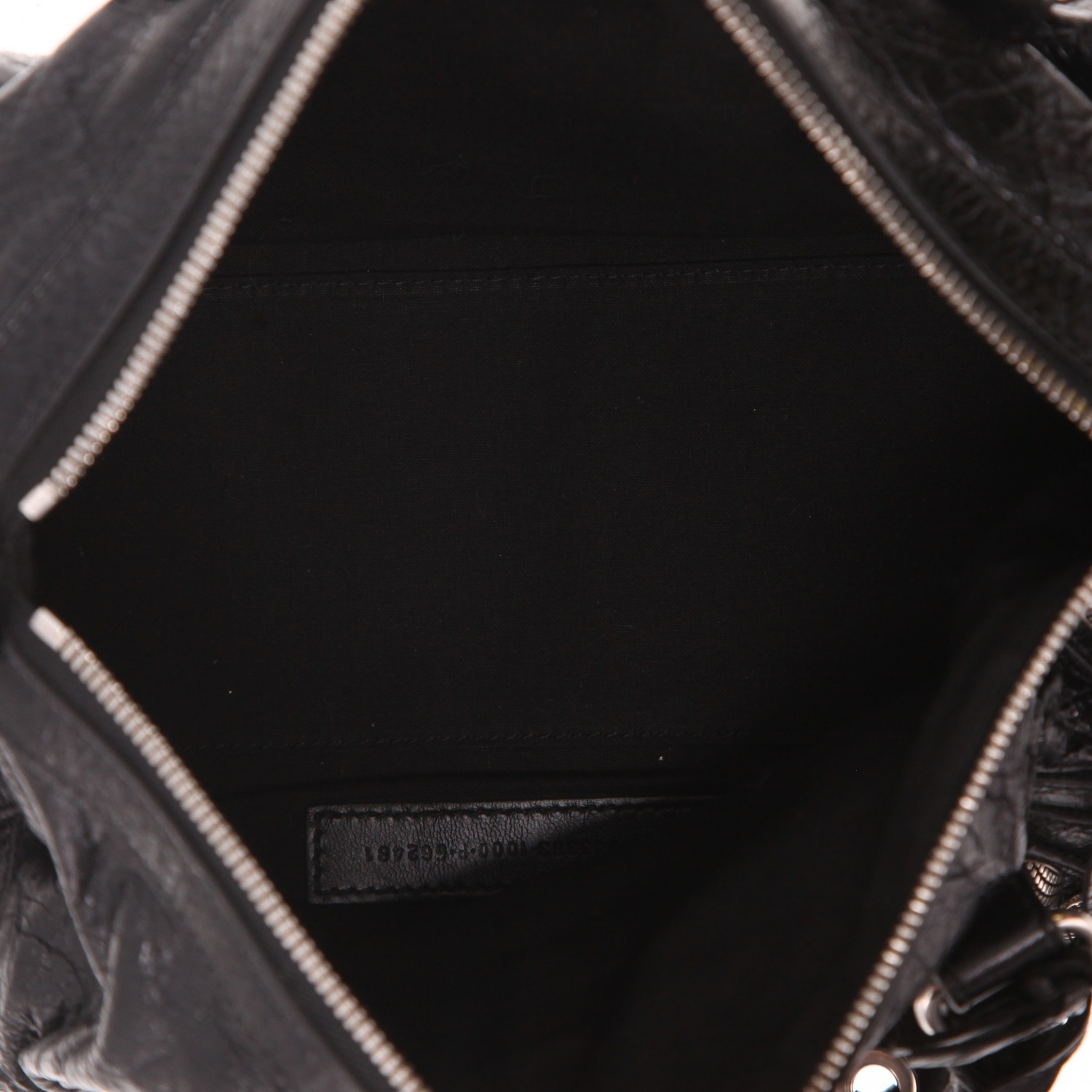 Bolso de mano Balenciaga  Neo Cagole en cuero negro - Detail D3