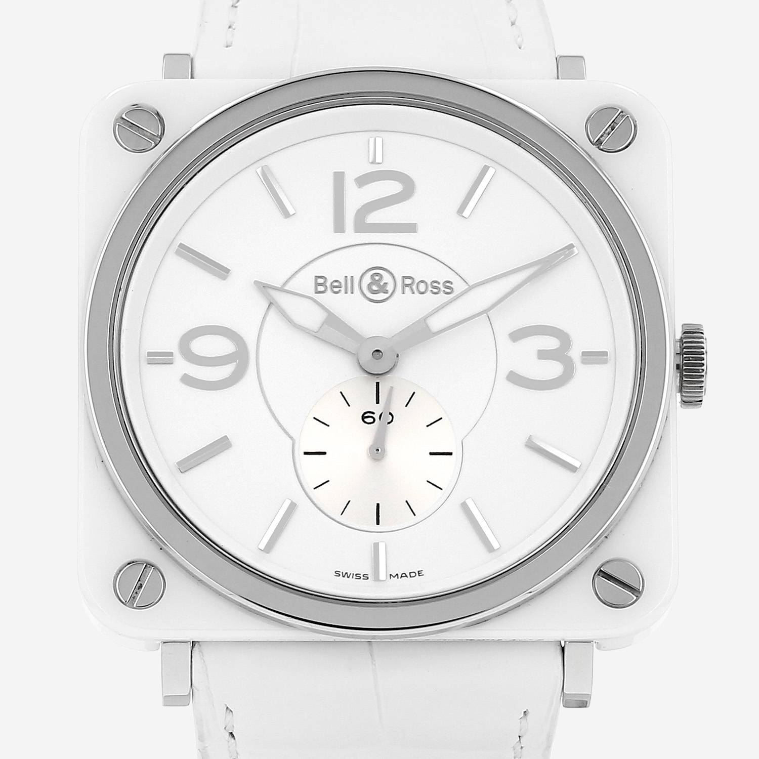 Montre Bell & Ross BRS98 en céramique et acier Ref: Bell & Ross - BRS White Ceramic  Vers 2010