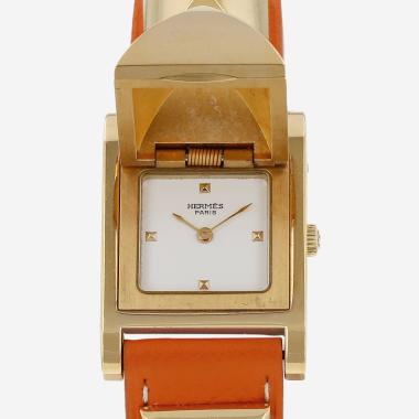 Hermès Médor  in gold plated Circa 1990