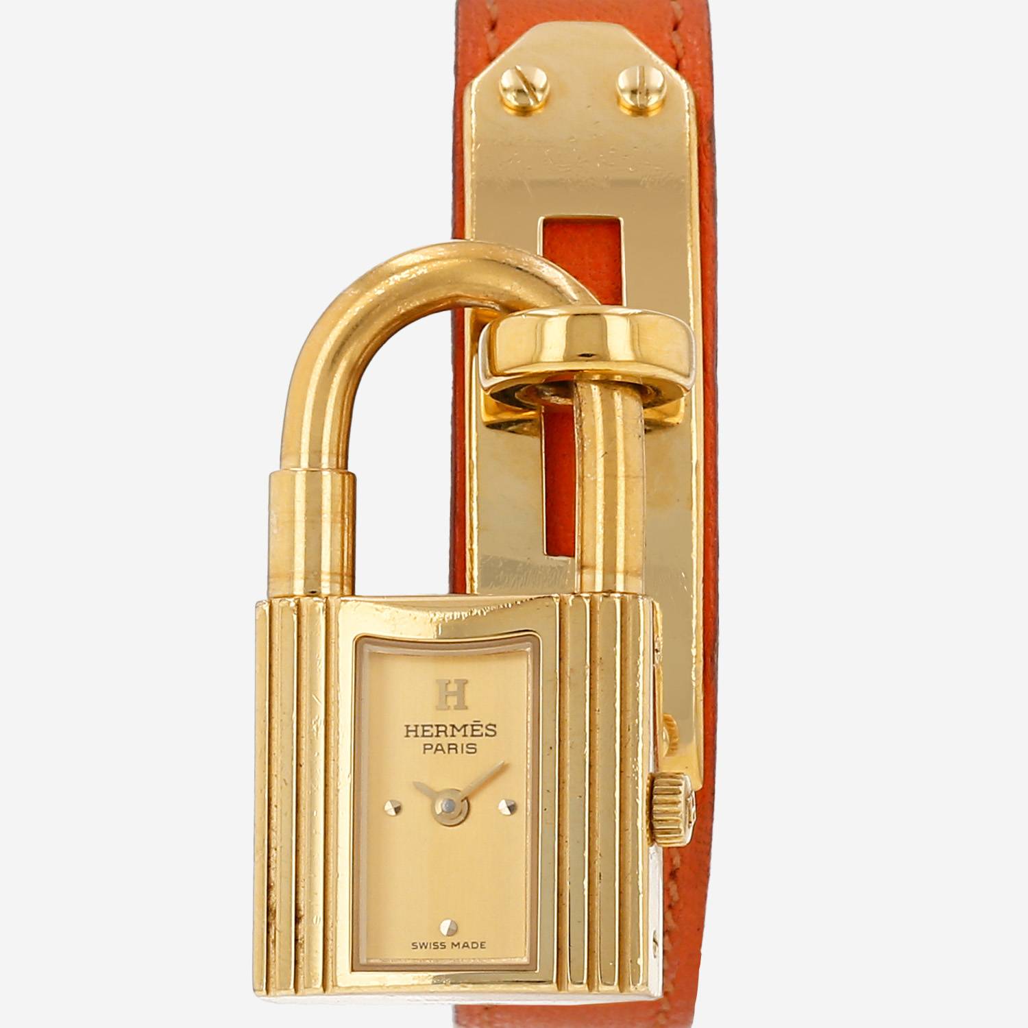 Hermès Kelly in gold plated Ref: Hermès - KE1.201  Circa 1990