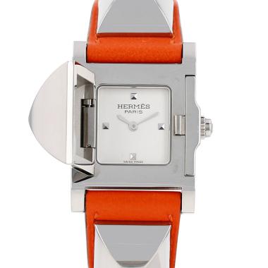 Montre Hermès Médor en acier Ref: Hermès - ME3.210  Vers 2010