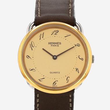 Orologio Hermès Arceau in oro placcato e acciaio Circa 2000