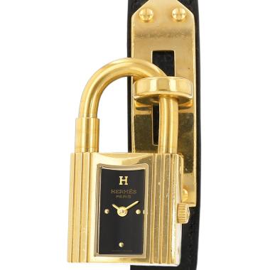 Montre Hermès Kelly en plaqué or