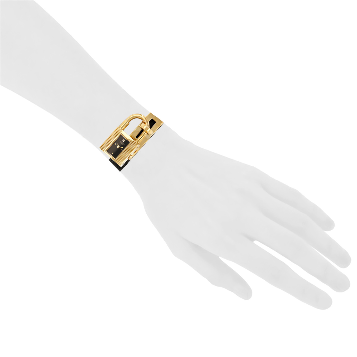 Hermès Montre Kelly  in gold plated Circa 1990 - Detail D1