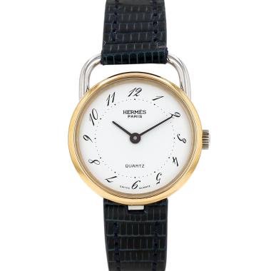 Orologio Hermès Arceau in oro placcato e acciaio Circa 2000