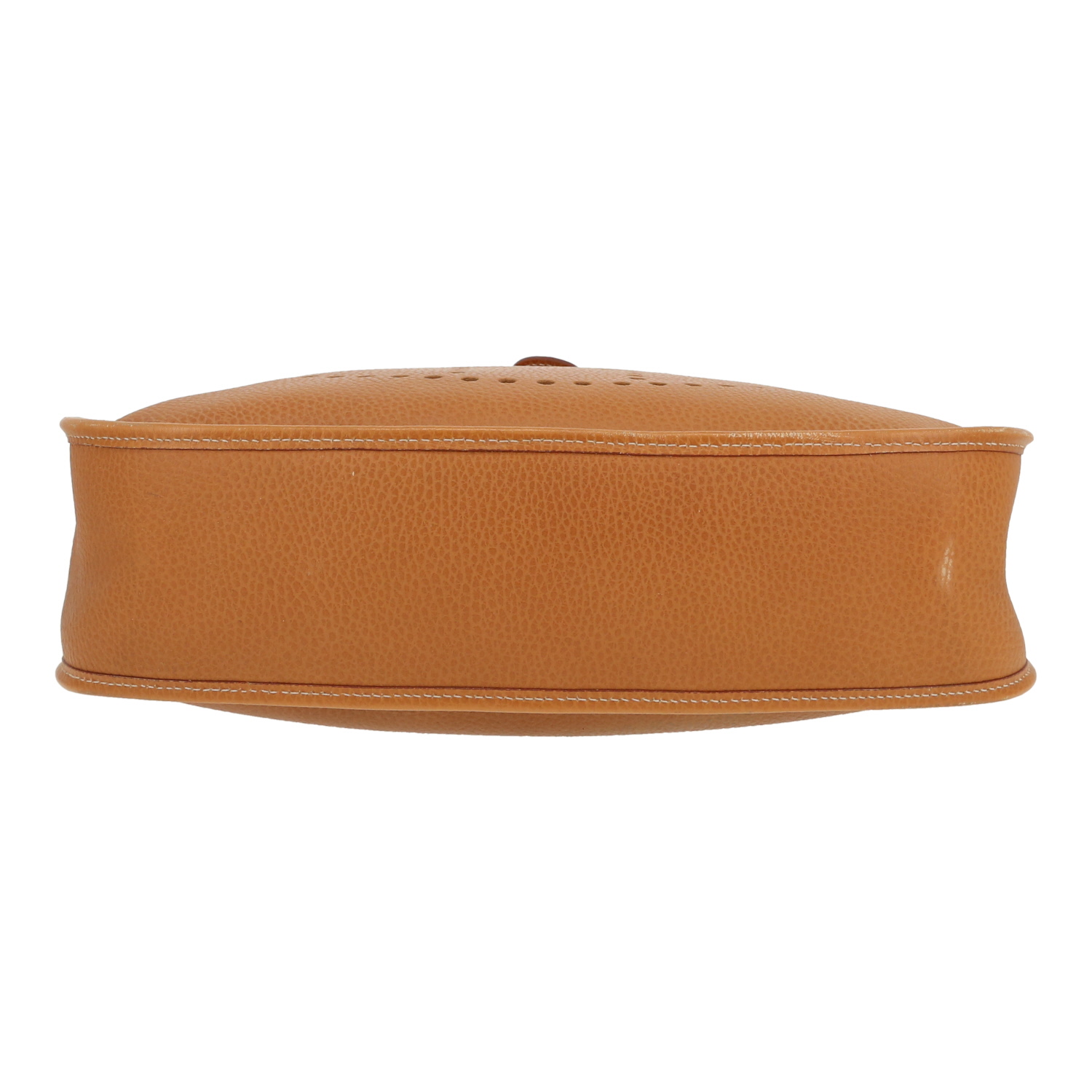 Sac bandoulière Hermès  Evelyne en vache Liégée naturelle - Detail D1