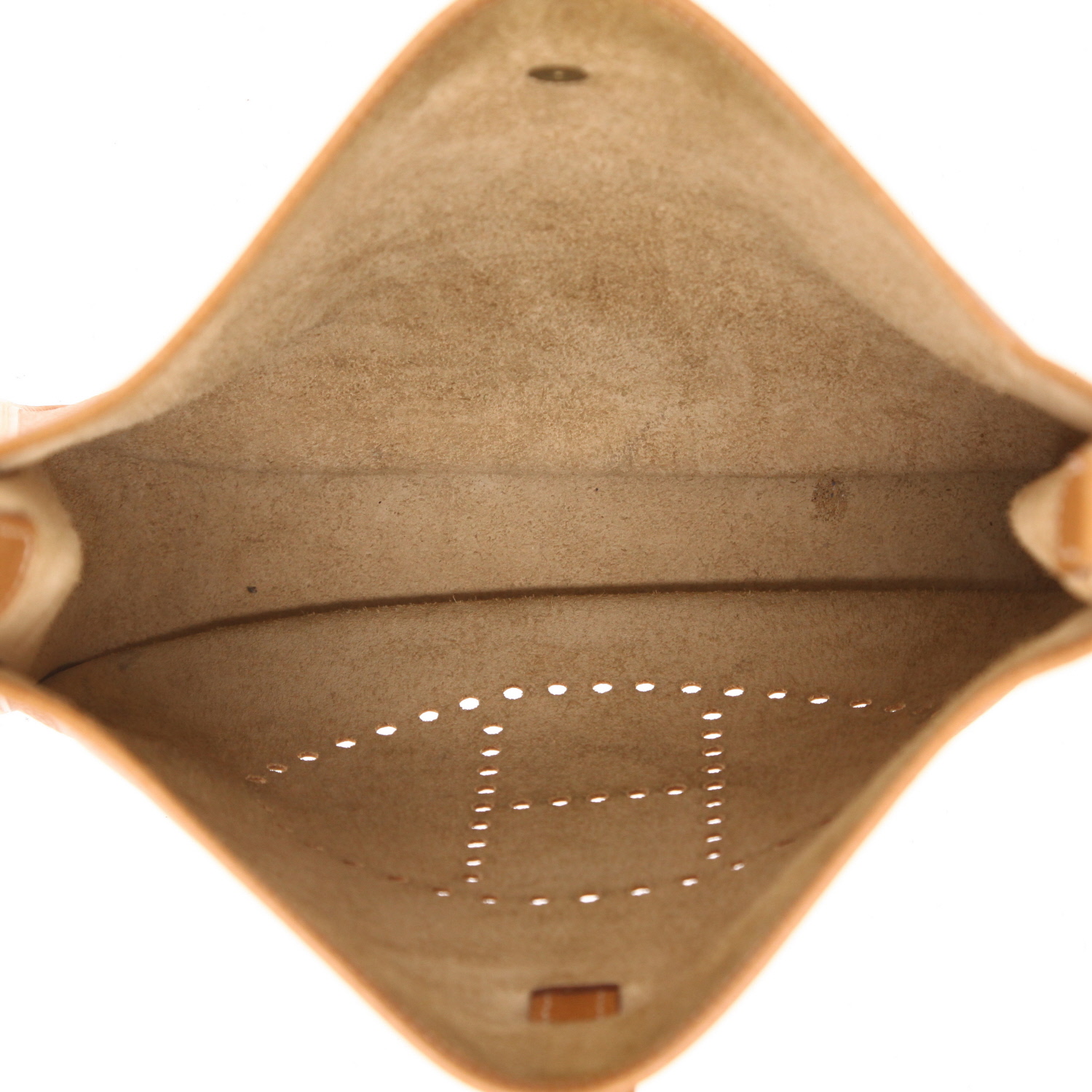 Bolso bandolera Hermès  Evelyne en vaca bermeja natural - Detail D3