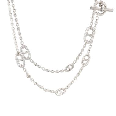 Sautoir Hermès Farandole 80 en argent