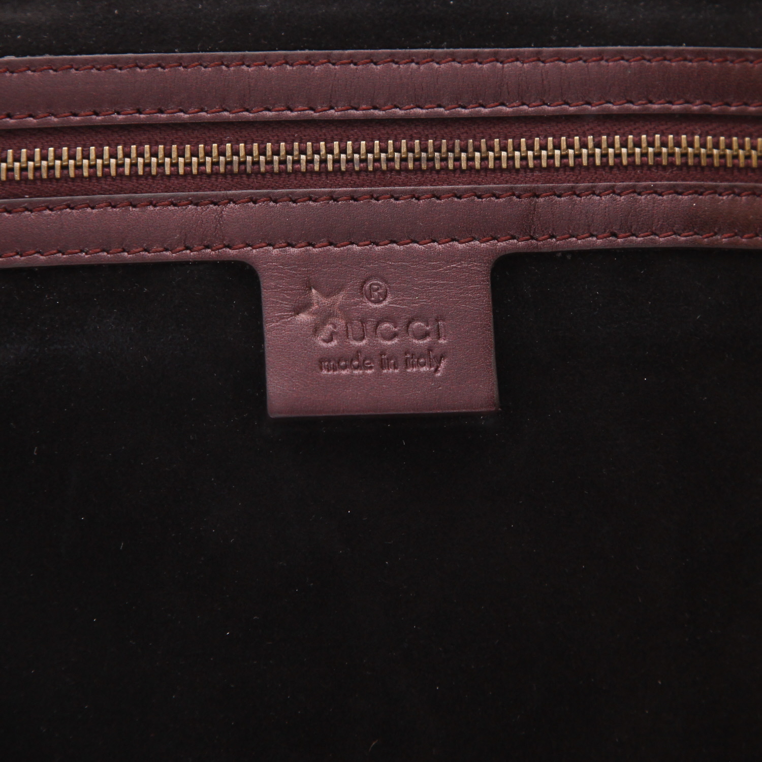 Gucci  Stirrup handbag  in purple python - Detail D2