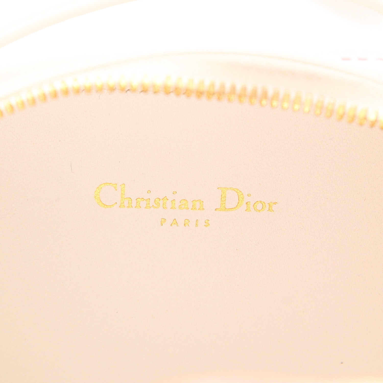 Borsa a tracolla Dior  Ovale CD in pelle bianca - Detail D2