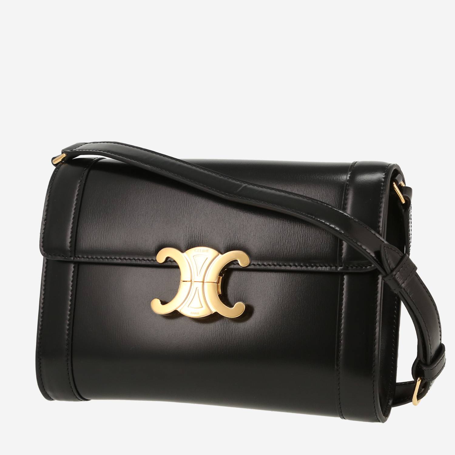 Bolso bandolera Celine   en cuero negro