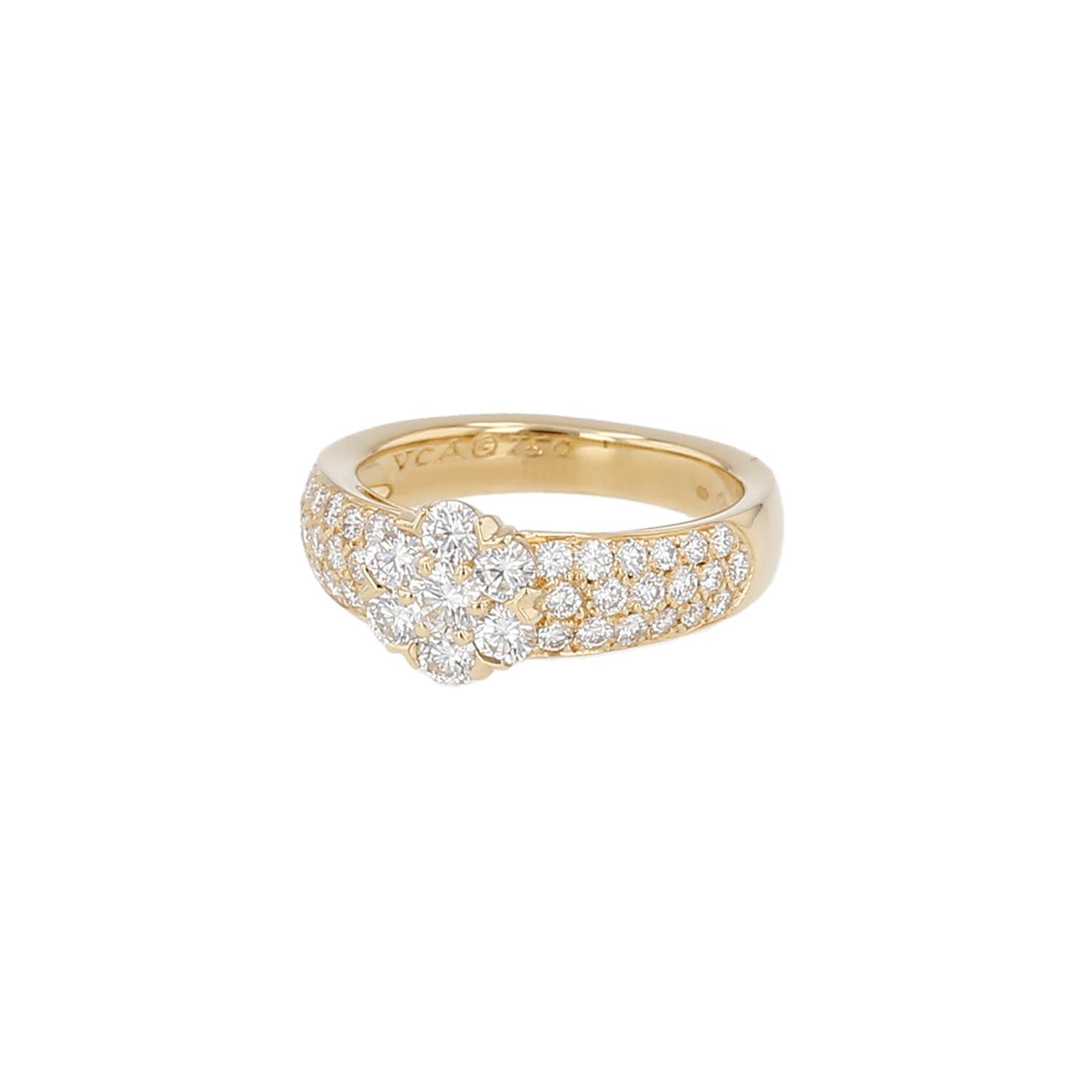 Bague Van Cleef & Arpels Or Jaune Diamants Occasion Bague Van Cleef & Arpels Or Jaune Diamants Occasion