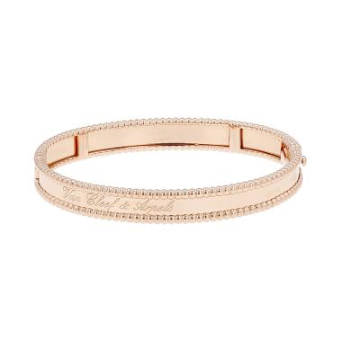 Van Cleef & Arpels Perlée Signature bracelet in pink gold