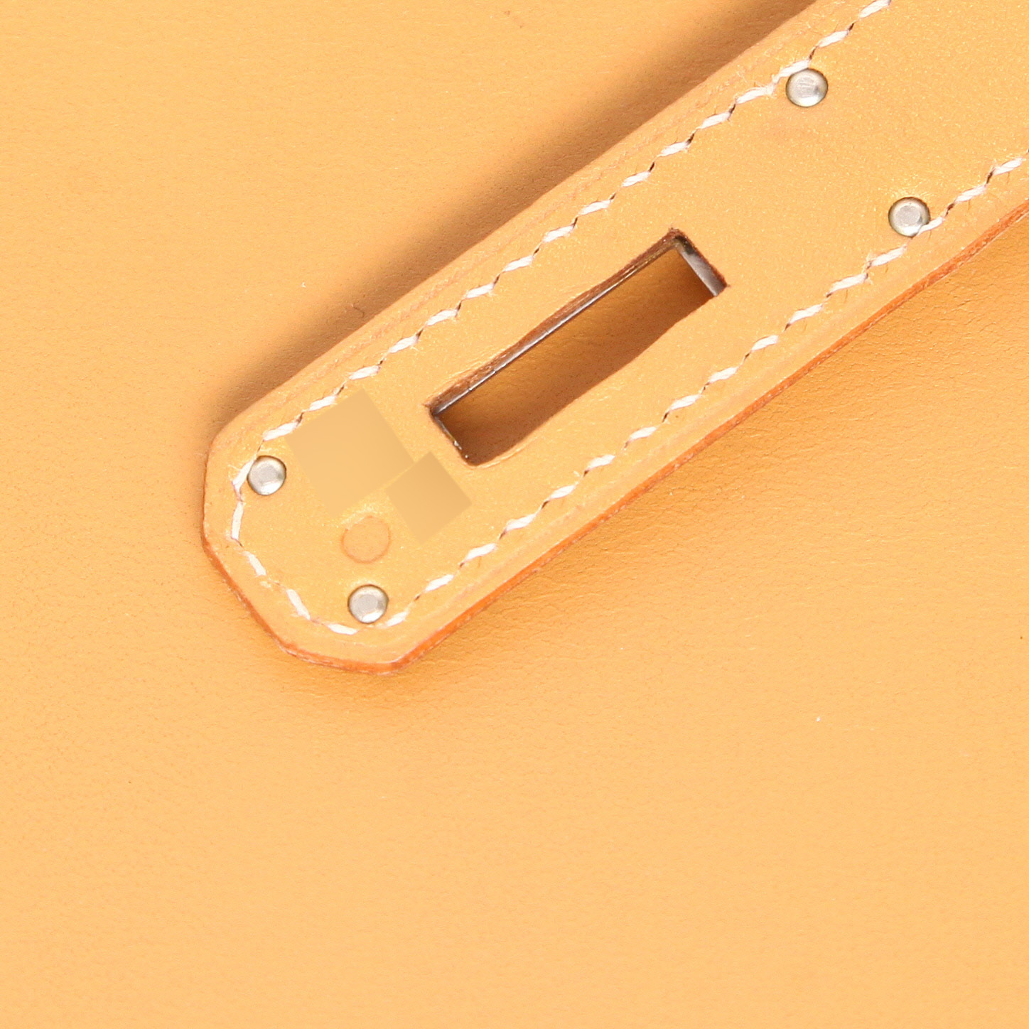 Hermès handbag – ‘Haut à Courroies’ in natural gold leather - Detail D4