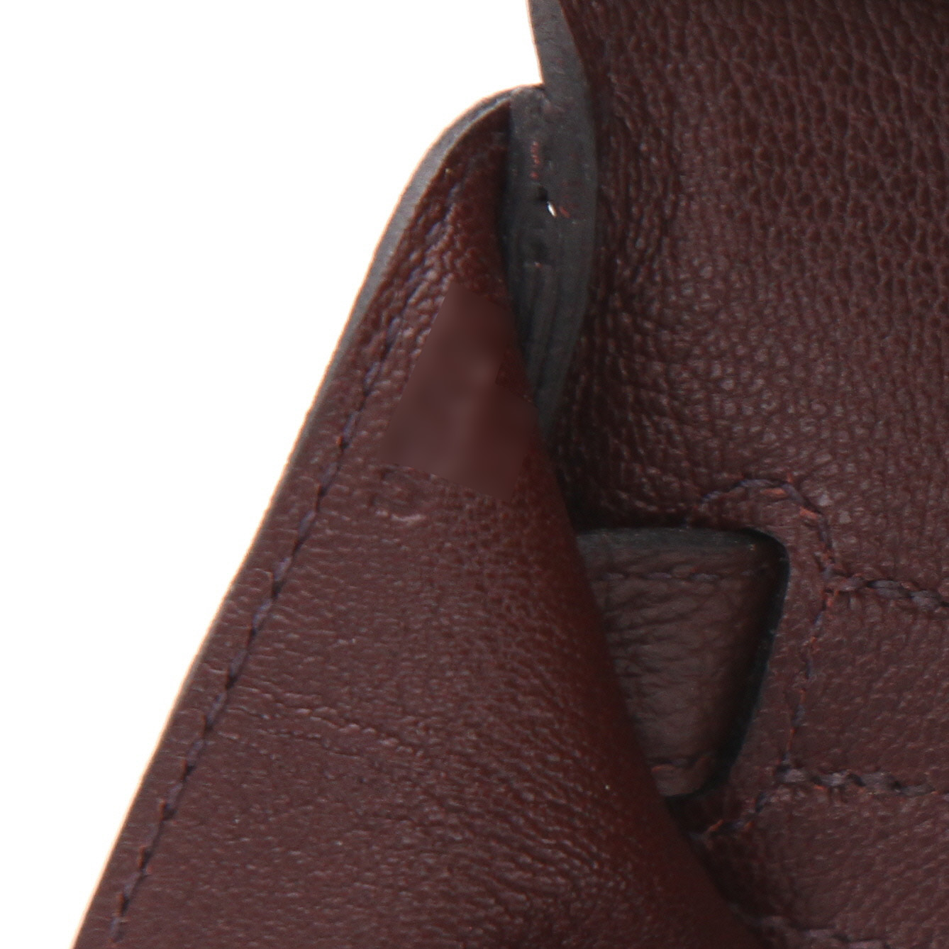 Sac à main Hermès  Birkin 30 cm en cuir togo Rouge Sellier - Detail D4